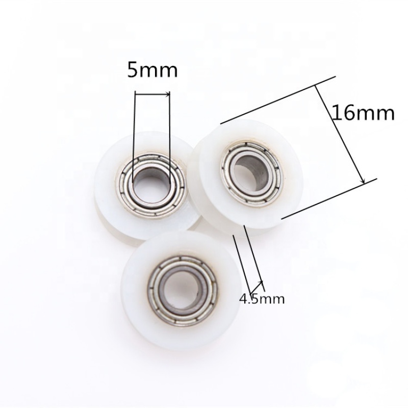 door and window pulley plastic nylon pulley wheel with bearing pulley nylon roller for sliding gate