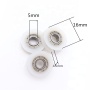 door and window pulley plastic nylon pulley wheel with bearing pulley nylon roller for sliding gate