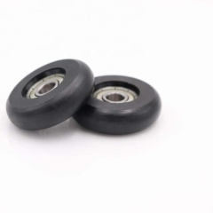 R type nylon rollers 5*19.5*5mm plastic pulley wheels shower door rollers wheels for folding door pulley