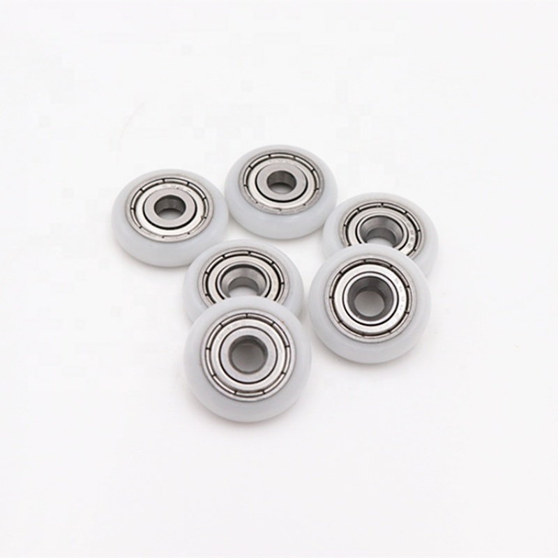 5*20*5mm S696 small plastic nylon door & window roller bearing slide roller wheel roller