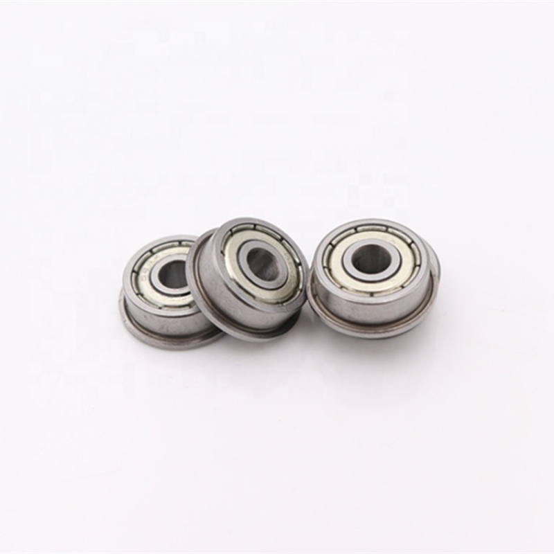 High precision 1cm ball bearing 3*10*4 mm F623ZZ mini flanged bearing