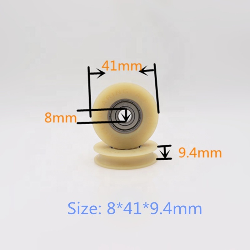 sliding door roller drawer roller kitchen cabinet roller shutter 40 mm skateboard wheel in stock