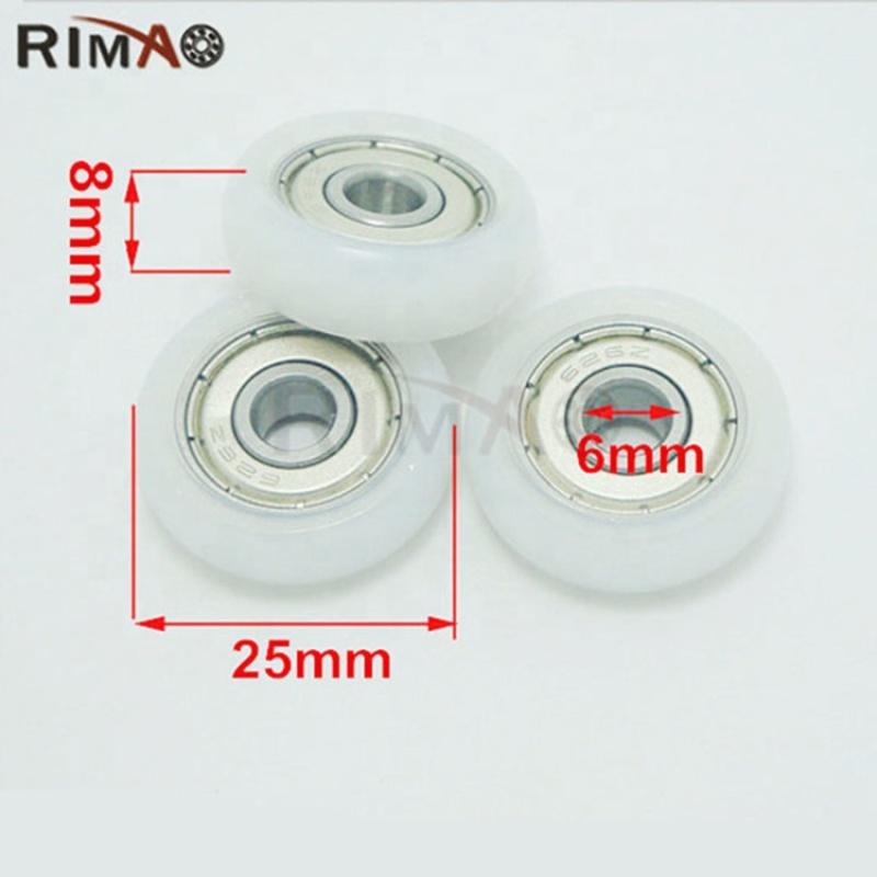 625 ball bearing skateboard wheels inline skates rubber wheel