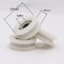 696 bearing V groove small nylon plastic pulley
