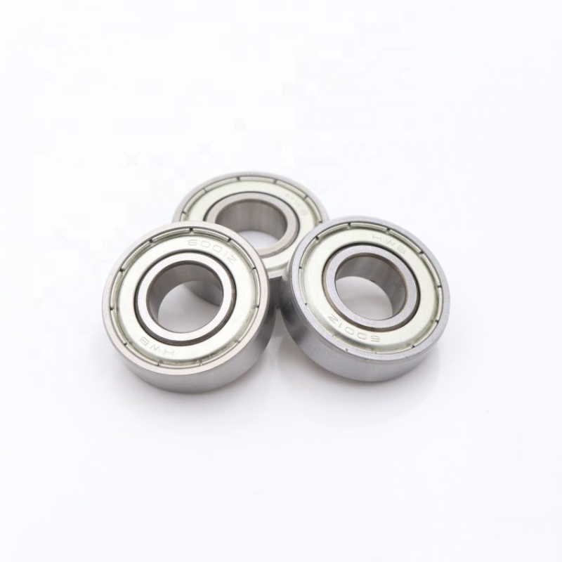 Good quality ABEC 3 bearing 6001 2RS 6001ZZ deep groove ball bearing p6 with size 12*28*8mm