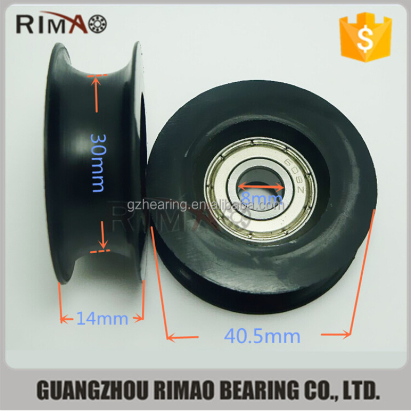 6001 sliding gate pulley wheel plastic pulley for sliding door