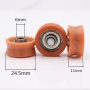 hardware balcony plastic pulley wardrobe folding door fittings
