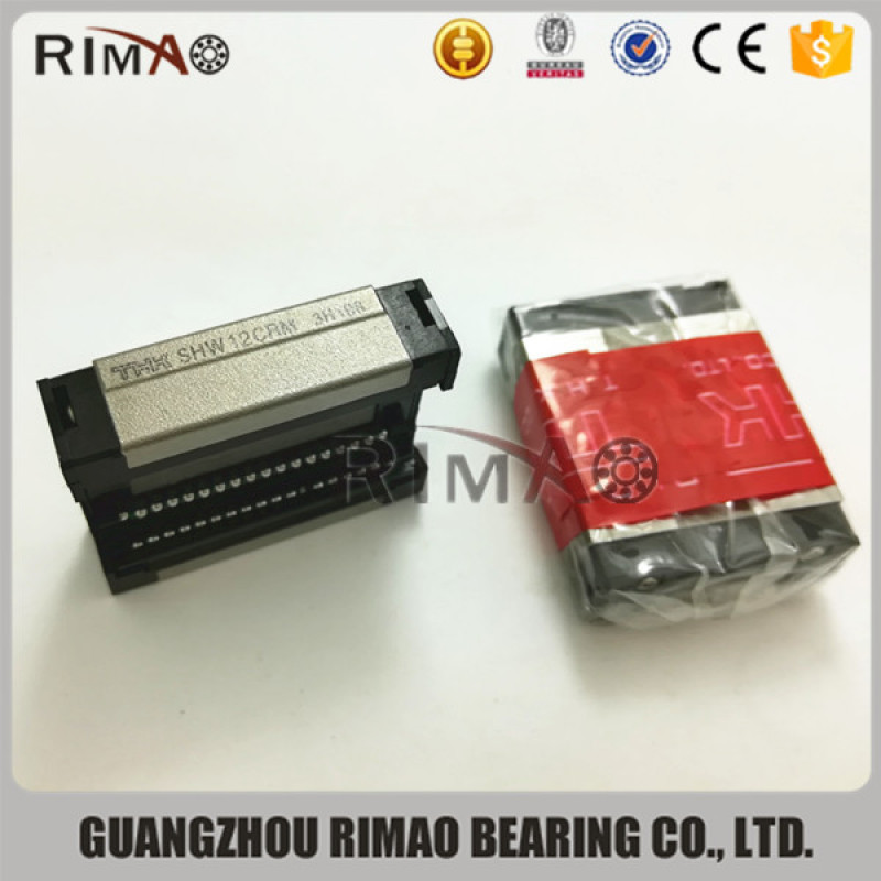 Japan original brand SHW12CRM linear block bearing for rail and shaft