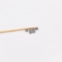 High precision miniature bearing size 1*3*1 mm 681 deep groove bearing for watch 1mm bearing