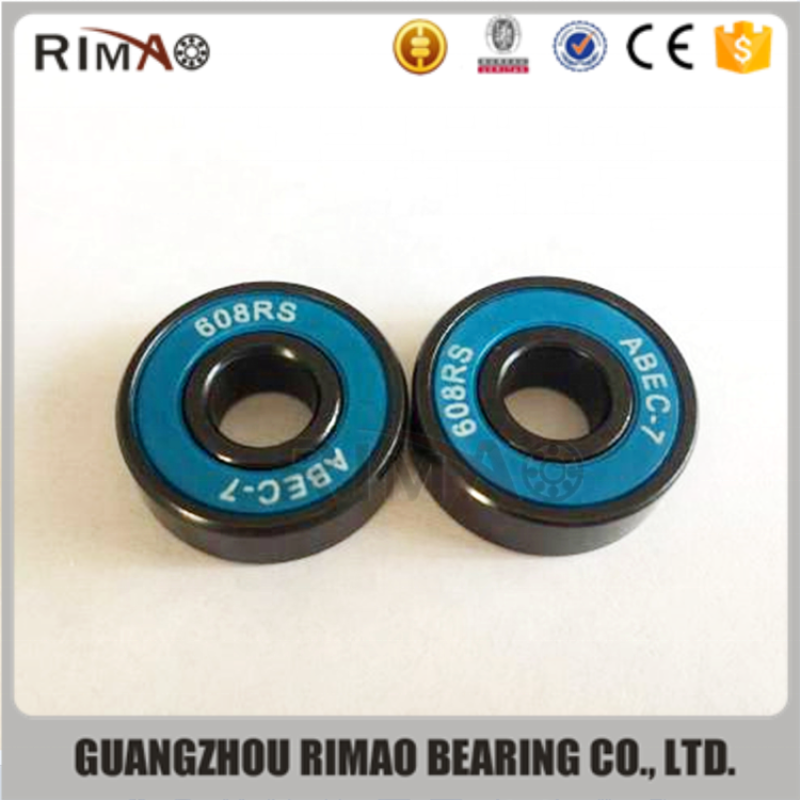 ABEC-7 roller skate bearing 608 hybrid ceramic bearing 608rs fidget spinner bearing
