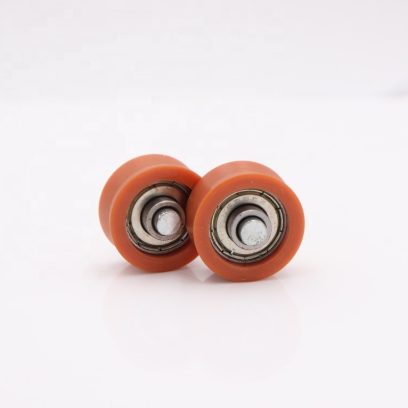 v groove track roller small roller wheel balcony glazing system roller