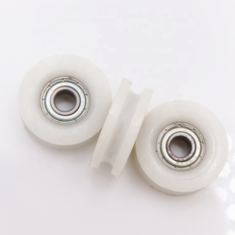 Sliding doors rollers wheels nylon pulley 696zz roller wheel with size 6*27*10mm wheel