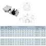 La impresora 3D de la serie TBR usó rodamiento lineal tbr30uu Unidad de deslizamiento lineal TBR30UU para rodamiento deslizante