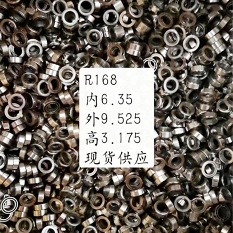 6.35*9.525*3.175mm wholesale fitness smart hula hoop small bearing R168ZZ R168Z  R168
