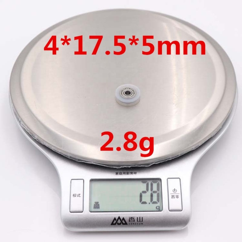 4-17.5-5mm 604 U groove Small plastic pulley  mini pulley nylon pulley