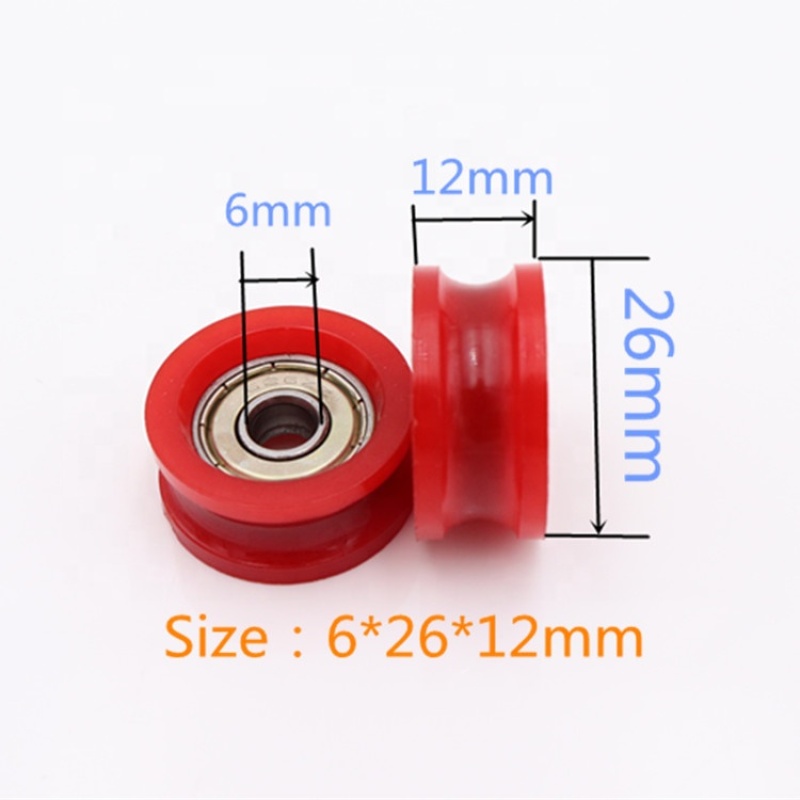 626 bearing wheels shower grooved v pulley for sliding door & window roller