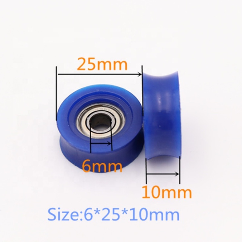 Sliding gater nylon rollers for sliding wardrobes gate roller bearing