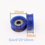 Sliding gater nylon rollers for sliding wardrobes gate roller bearing