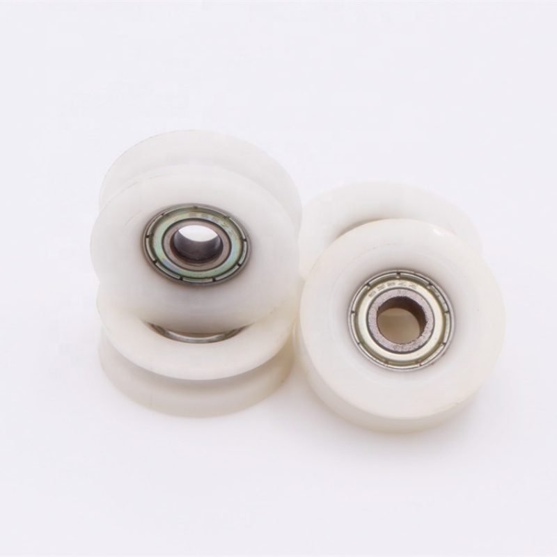 696 bearing V groove small nylon plastic pulley