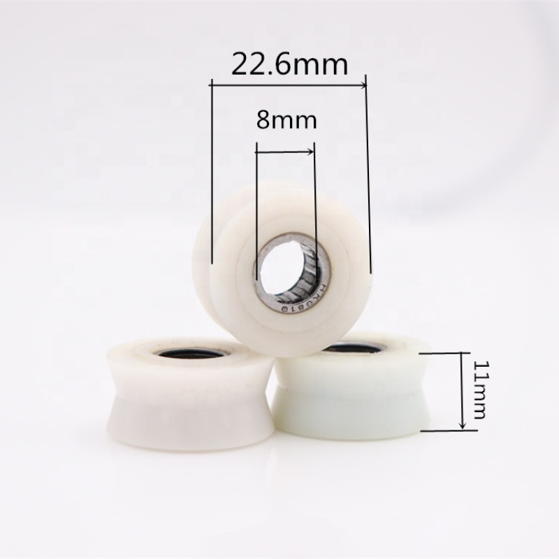 8mm diameter shower door rollers wheels HK0810 V roller wheel Pulley for sliding door & window