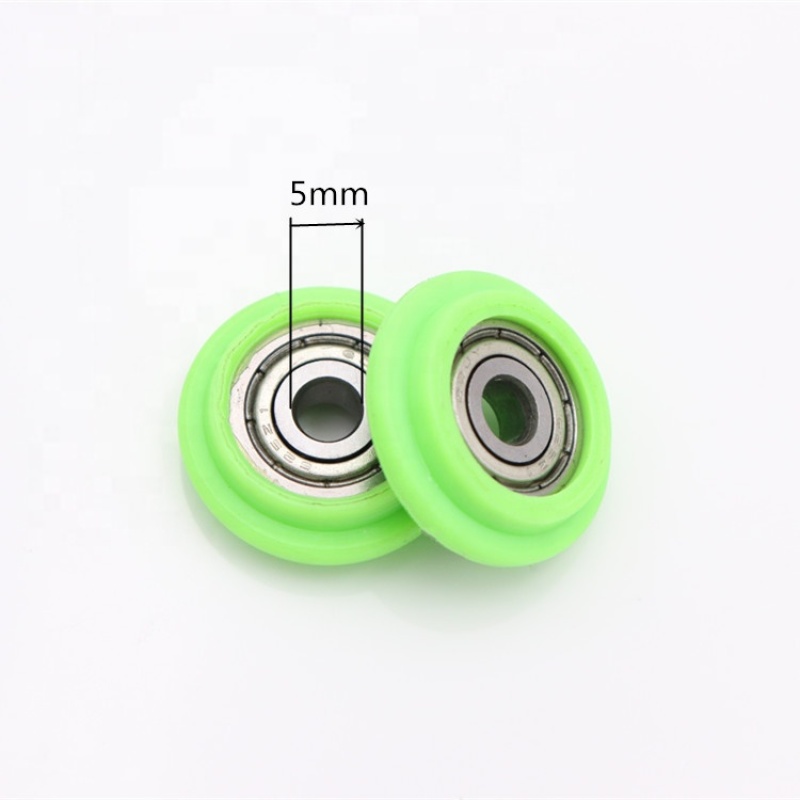 hanging door u groove nylon roller wheel sliding gate wheel u groove wheel