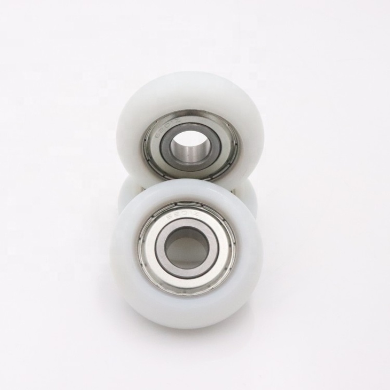 Heavy duty bearing 6201ZZ nylon roller whhel Trolley Tricycle wheel