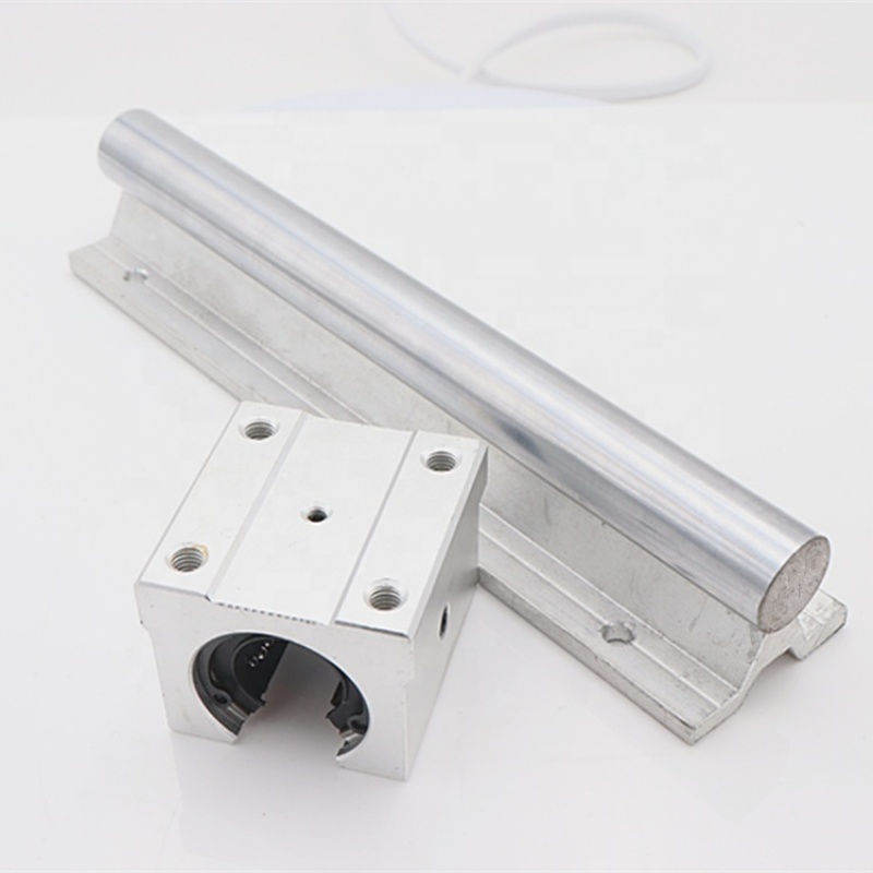 SBR25 slide rail linear support shaft dimension 25mm shaft