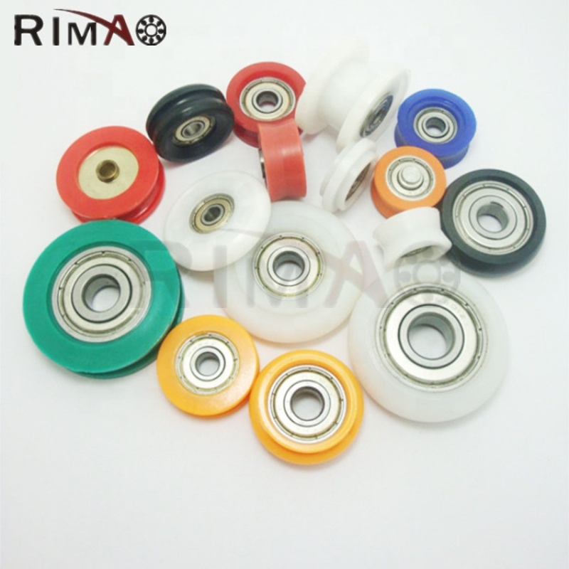 hanging door u groove nylon roller wheel sliding gate wheel u groove wheel