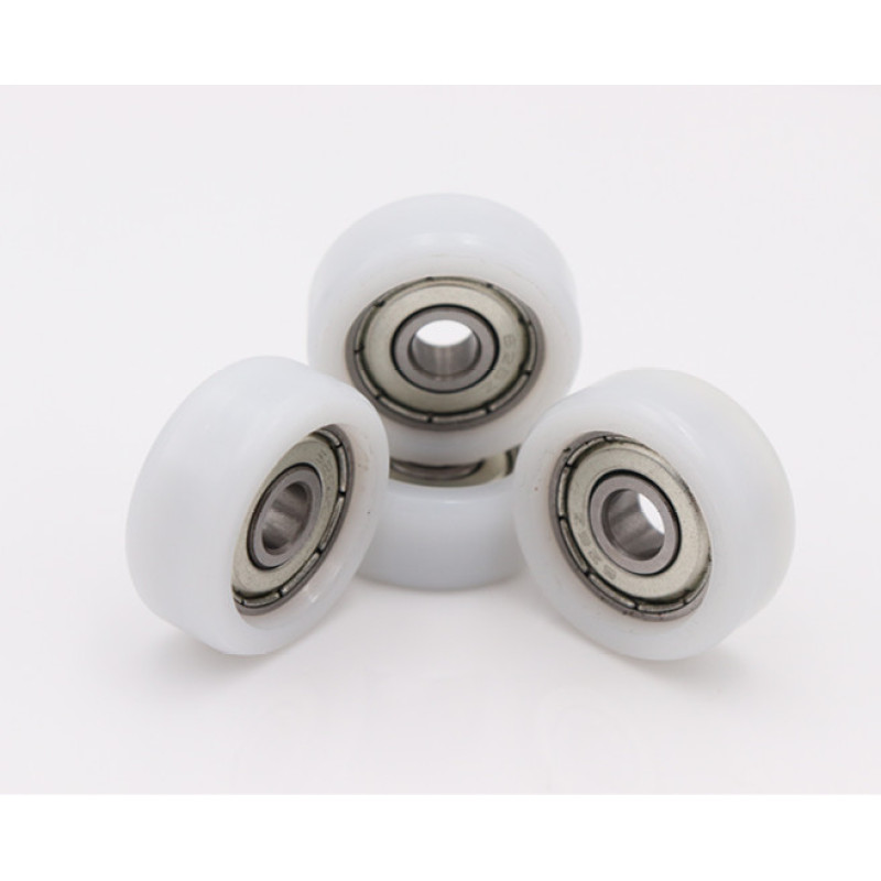 rubber or plastic covered roller wheels with a strong dust/dirt protected bearing 626ZZ