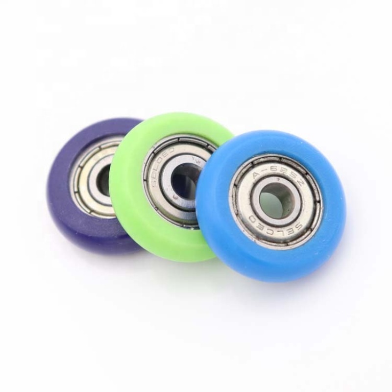 625 626 608 696 6201 bearing white nylon pulley sliding door roller bearing with plastic oem pulley wheels