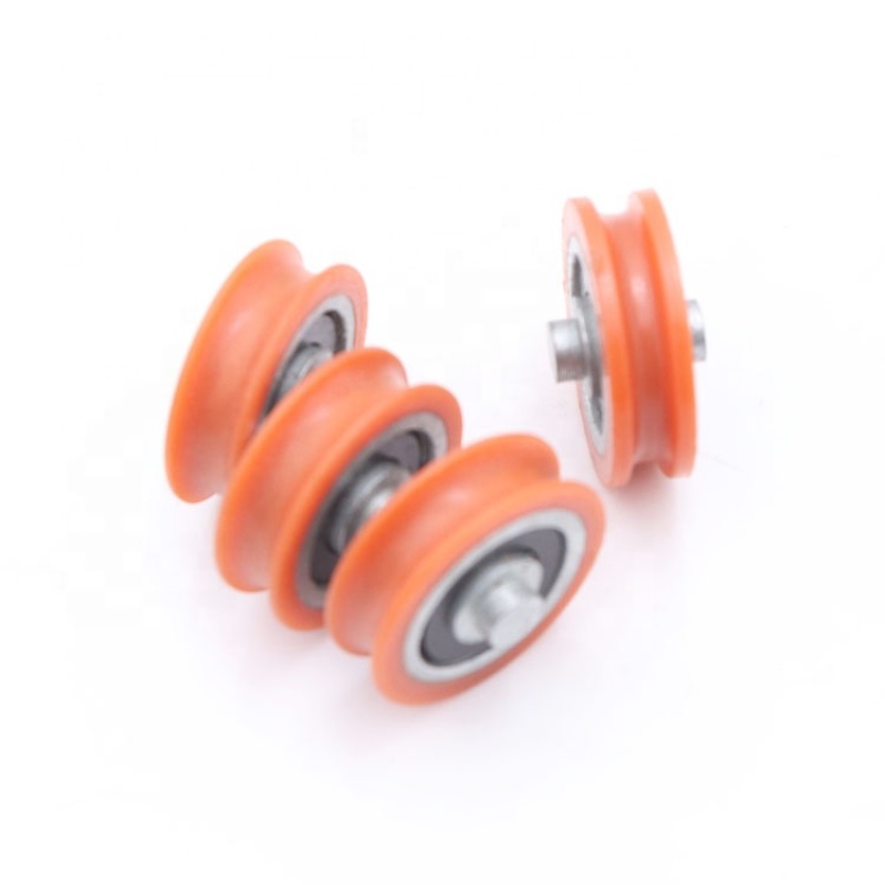 Free sample V groove polea nylon roller wheel sliding door pulley 4.65*7.46*20*6*11mm for hardware wheel