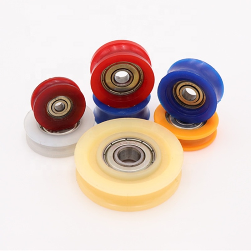 625 626 608 696 6201 bearing white nylon pulley sliding door roller bearing with plastic oem pulley wheels