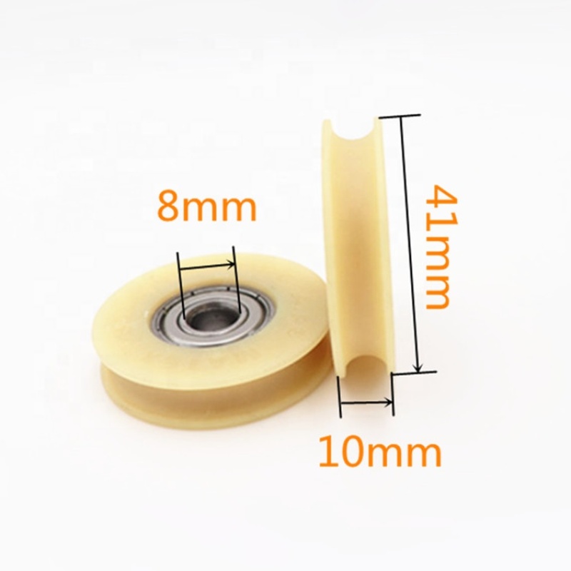8mm nylon rollers wheels u groove sliding door pulley roller wheels 608ZZ