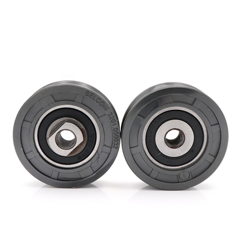 Elevator door slide roller 6202RS with M8 screw nut lift pulley wheel
