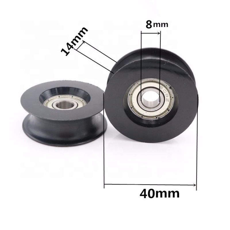 608 plastic pulley small roller pulley wheel door wheel for sliding door