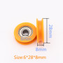 608zz 626zz 6201rs plastic roller wheel door window track roller pulley wheel nylon window roller