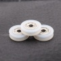 Size 4*18*5mm U groove nylon roller wheel bearing 604zz clothesline pulley