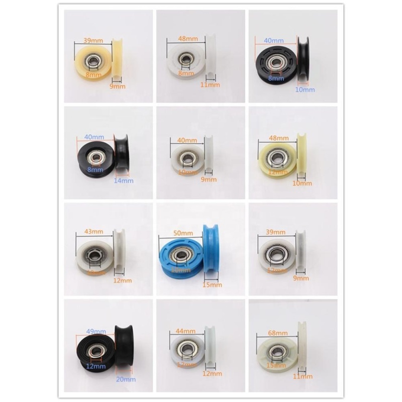 Custom smooth running 626 bearing small sliding clothesline pulley