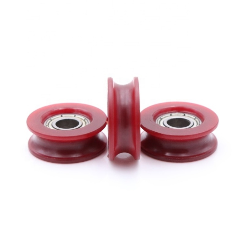 Different R type Sliding door pulley bearing 608ZZ 625ZZ 626ZZ nylon roller wheels pulleys for sliding window cabinet