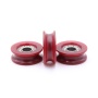Different R type Sliding door pulley bearing 608ZZ 625ZZ 626ZZ nylon roller wheels pulleys for sliding window cabinet