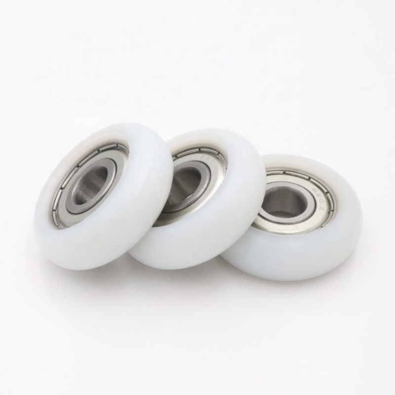 Heavy duty bearing 6201ZZ nylon roller whhel Trolley Tricycle wheel
