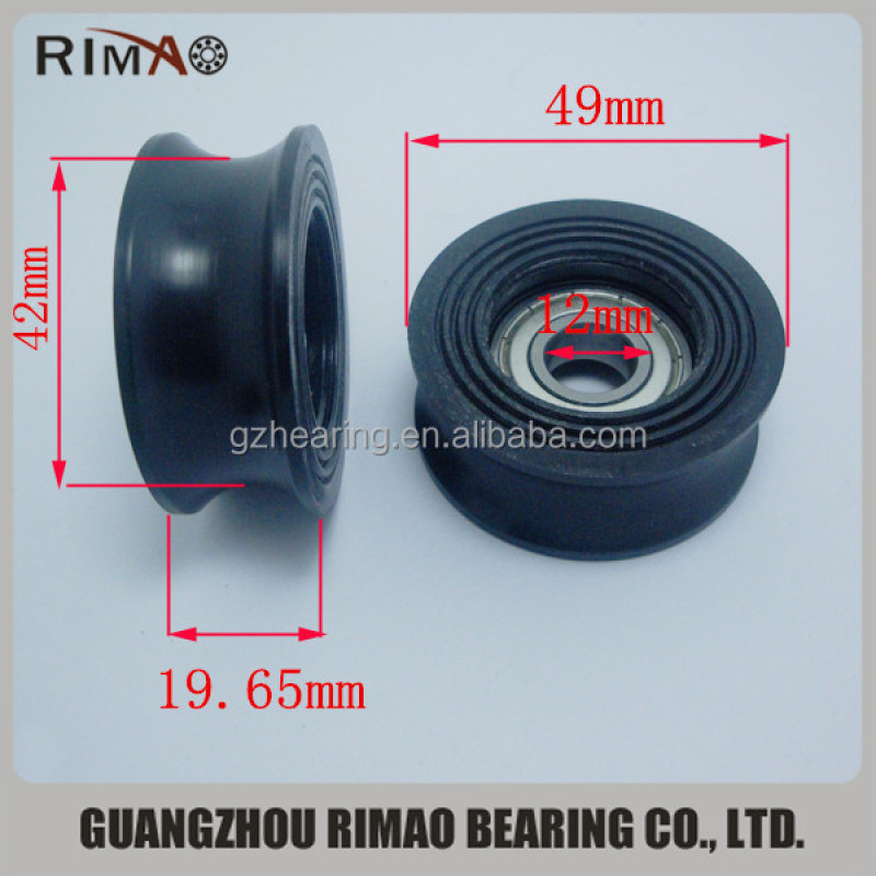6001 sliding gate pulley wheel plastic pulley for sliding door