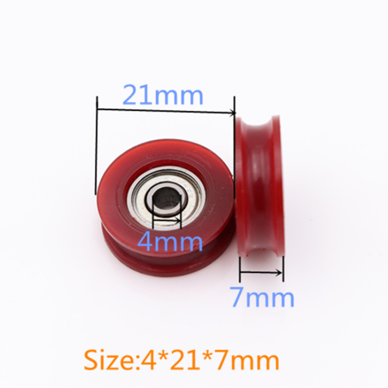 608zz 626zz 6201rs plastic roller wheel door window track roller pulley wheel nylon window roller