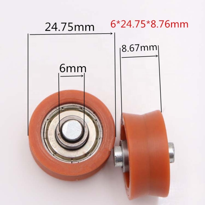 PA6 Plastic sliding shower door roller industrial sliding door roller for sliding gates