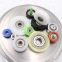 u groove wheel small roller nylon bearing pulley plastic coated ball bearing