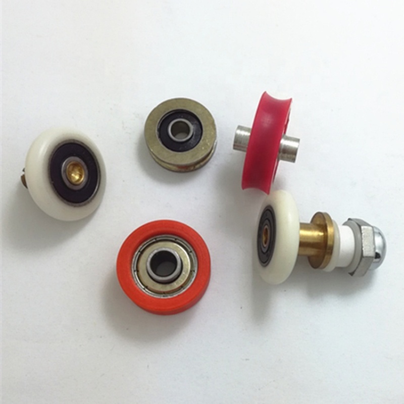 casters for shower cabin small solo roller, sliding door bottom roller, elevator door roller