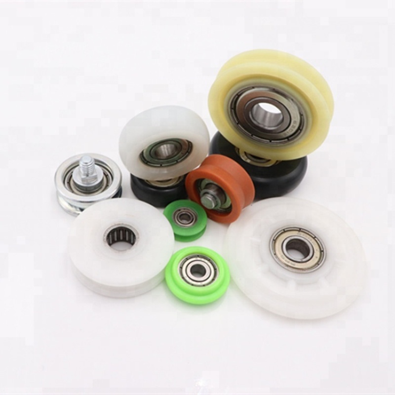 different size types pom plastic roller nylon wheel custom roller wheel