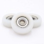 Different R type Sliding door pulley bearing 608ZZ 625ZZ 626ZZ nylon roller wheels pulleys for sliding window cabinet