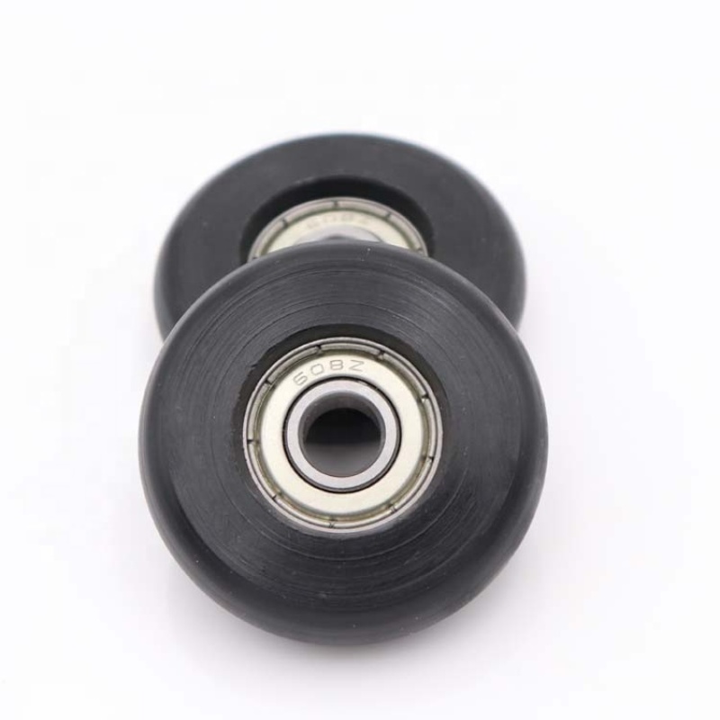 Factory supply rowing machine wheels 608ZZ R type nylon pulley wheel