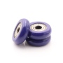 R groove nylon pulley wheel roller  size 5*22.8*6.8mm bearing 625zz roller wheel mini nylon pulley